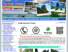 Tablet Screenshot of krabieasytour.com